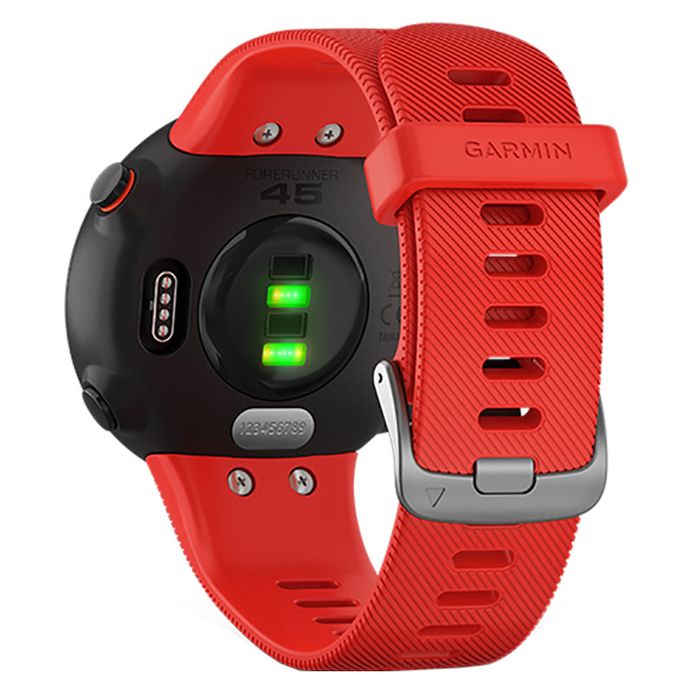 Garmin Forerunner 45 010-02156-66 Smartwatch Digital Dial Red