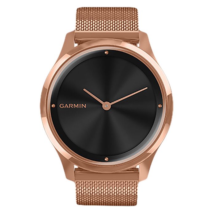 Garmin Vivomove Luxe 010-02241-84 Digital Dial Rose Gold Mesh