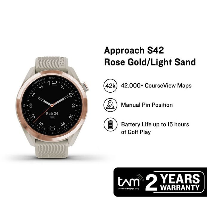 Garmin Approach S42 010-02572-42 Smartwatch Digital Dial