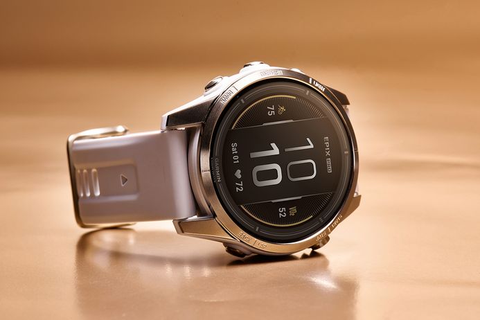 Garmin Epix Pro Gen 010-02803-61 Smartwatch Black Digital Dial Whitestone  Silicone Strap