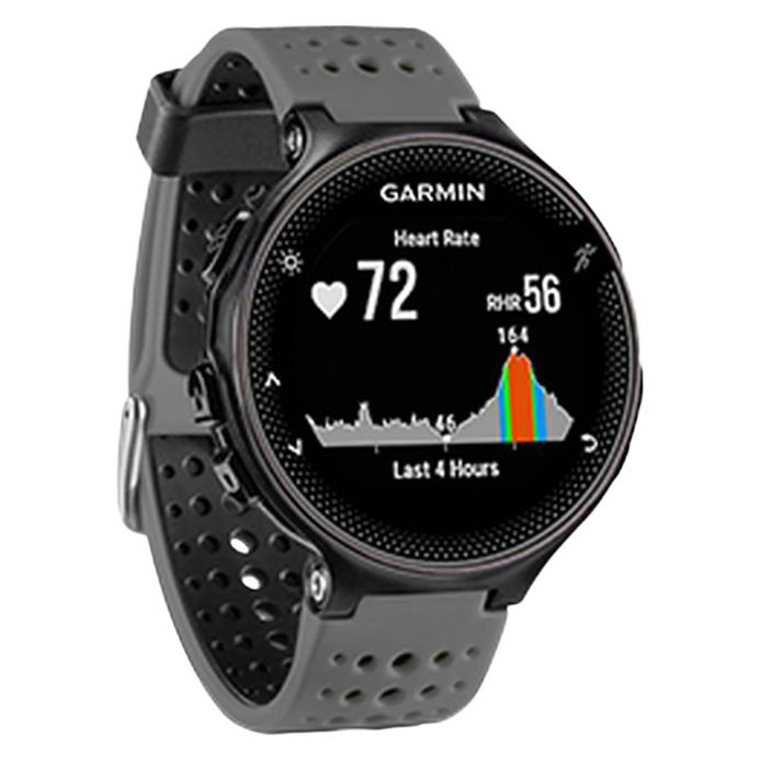 Garmin Forerunner 235 010-03717-7E Digital Dial Grey Rubber Strap