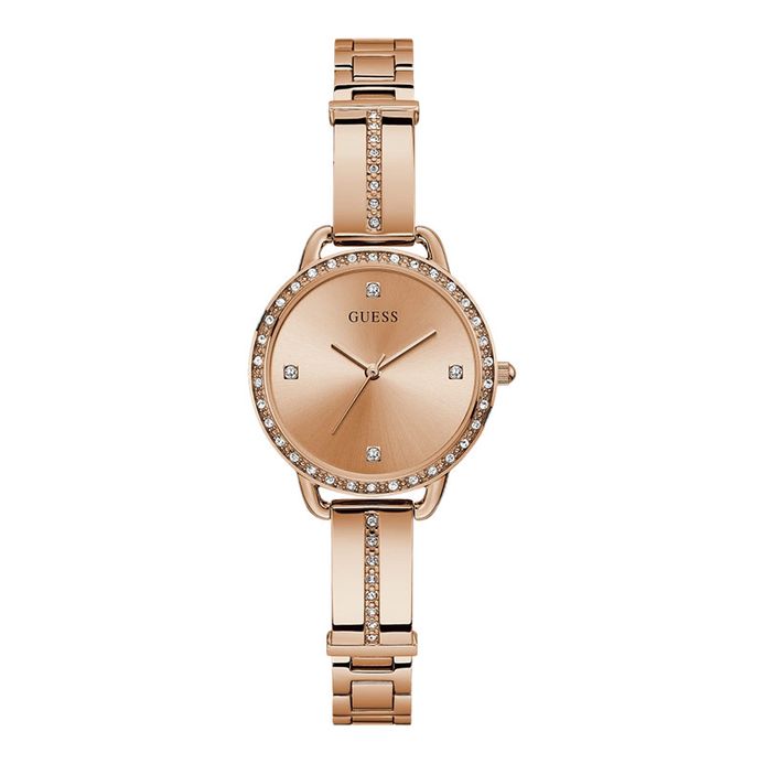 Guess Bellini GW0022L3 Rose Gold Sunray Dial Rose Gold Stainless Steel Strap