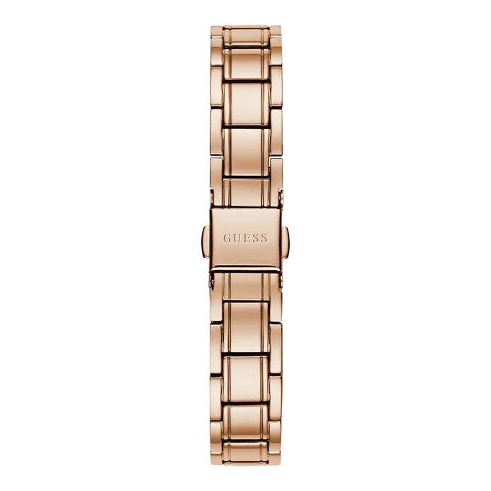 Guess Gem GW0028L3 Ladies White Glitz Dial Rose Gold 