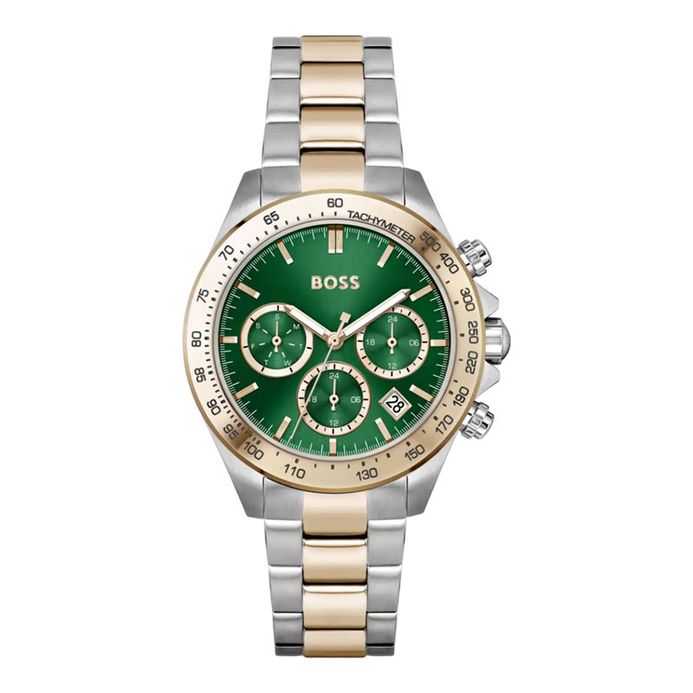 Quartz Watch Hugo Boss Hero Boss Men's Two Colour Bracelet