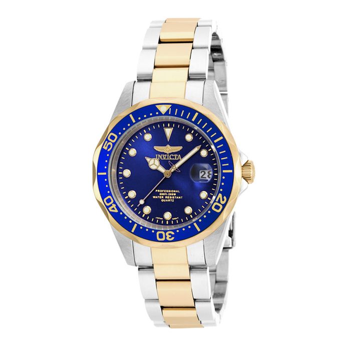 INVICTA Pro Diver 17050 Blue Dial Dual Tone Stainless Steel Strap