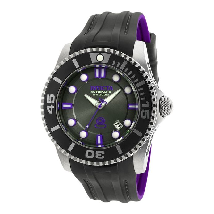 INVICTA Pro Diver 20200 Men Automatic Black Dial Black Silicone