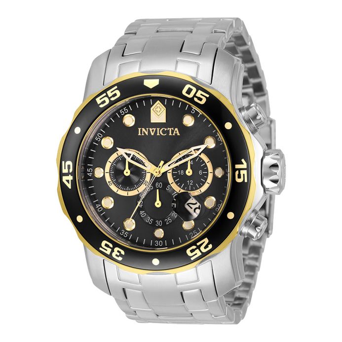 INVICTA Pro Diver 33999 Chronograph Black Dial Stainless Steel