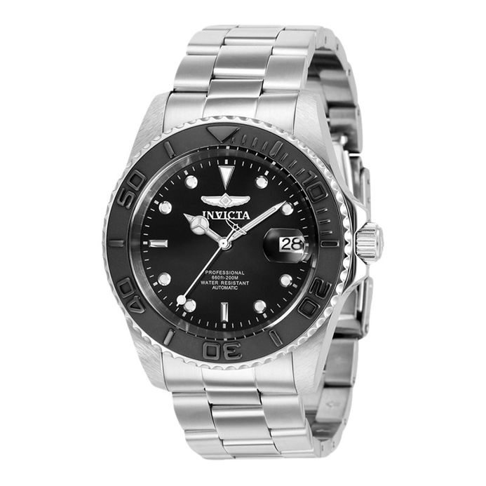 INVICTA Pro Diver 36755 Automatic Black Dial Stainless Steel Strap