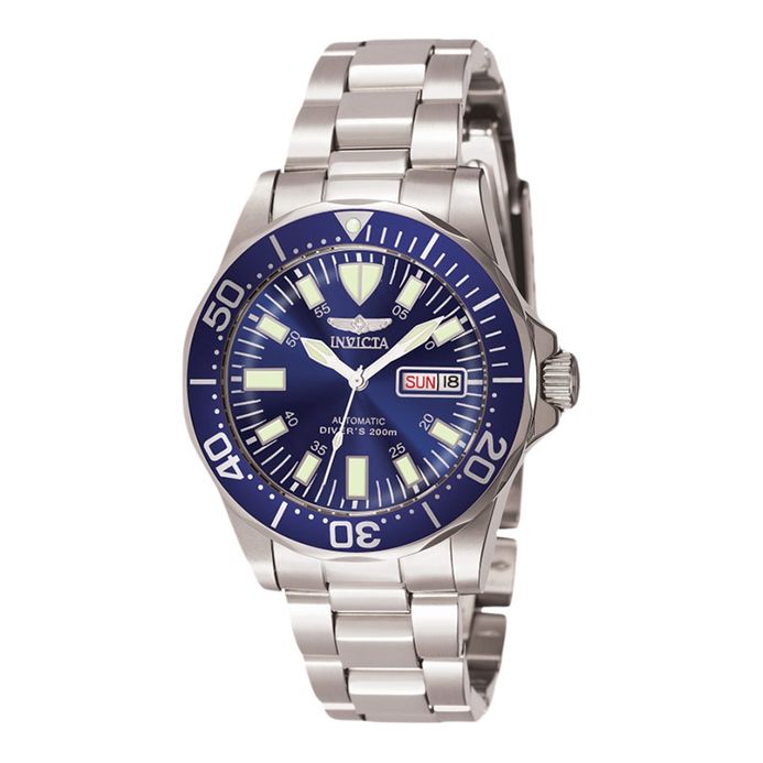 INVICTA Signature 7042 Automatic Navy Blue Dial Stainless Steel