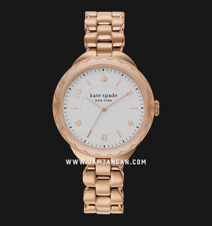 Kate Spade Morningside KSW1738 Ladies White Dial Rose Gold Kate Spade Morningside KSW1738 Ladies White Dial Rose Gold