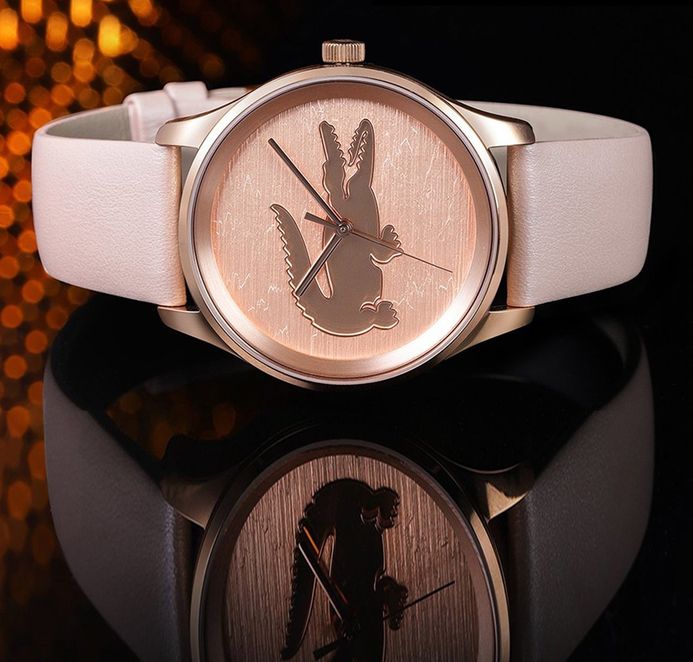 Lacoste Victoria 2000997 Ladies Rose Gold Dial Pink Leather  display picture 1