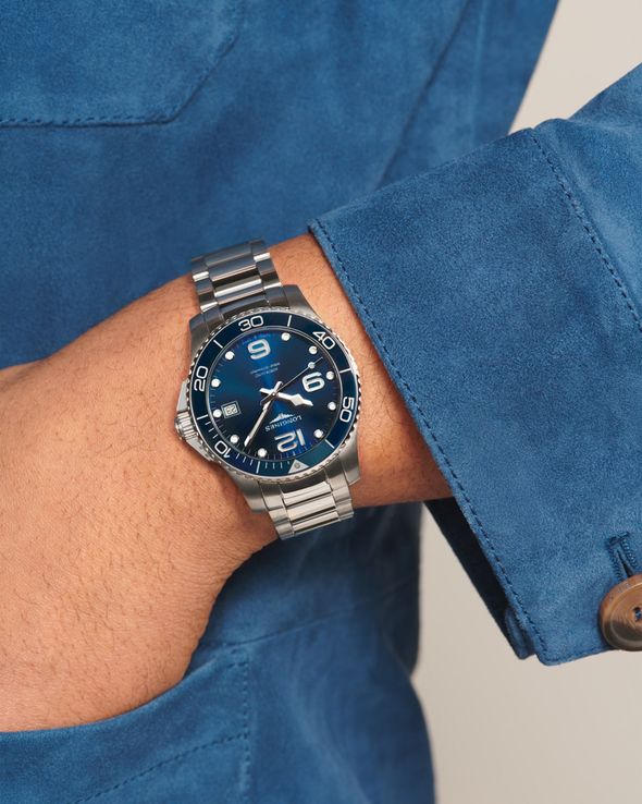 Longines HydroConquest 39 Automatic Sunray Blue Dial