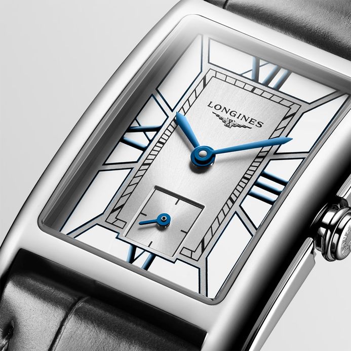 Longines Dolcevita White Dial Anthracite Black