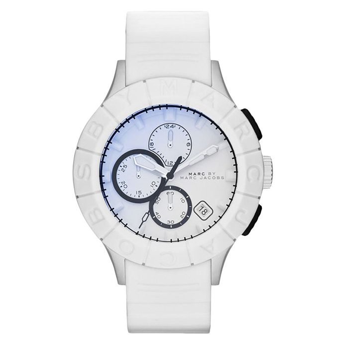 Marc Jacobs MBM5542 Chronograph Buzz Track White Man Watch