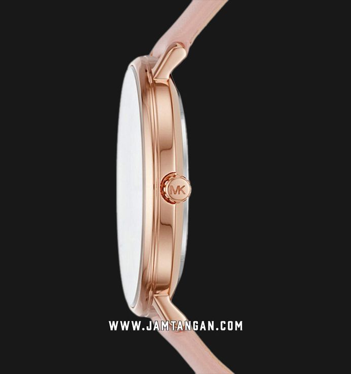 Michael Kors Pyper MK2741 White Dial Pink Leather Strap