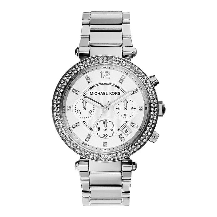 Michael Kors Parker MK5353 Chronograph Silver Dial Stainless Steel Strap