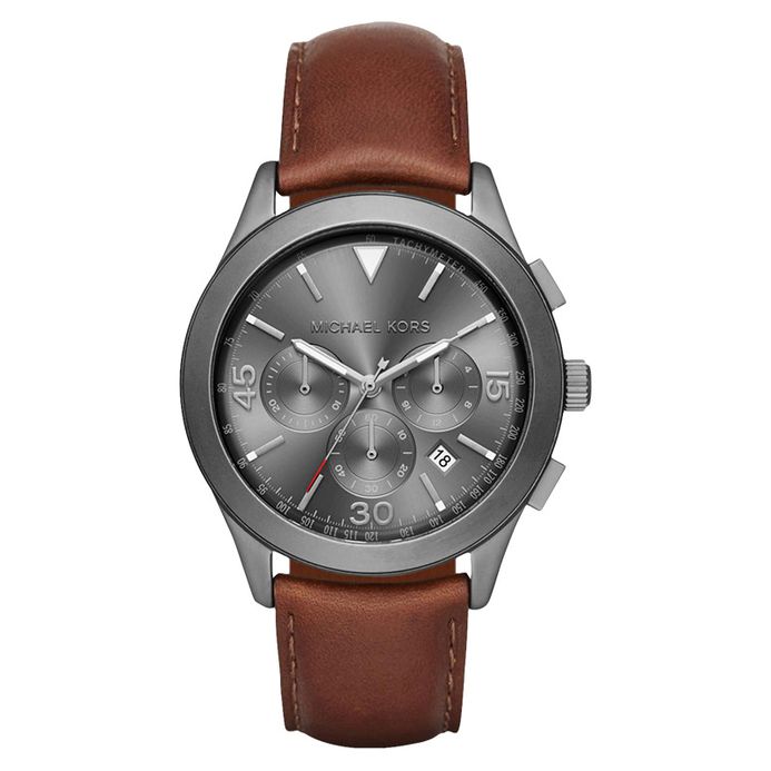 Michael Kors Men's Gareth 　aiishii Gareth Silver-Tone Watch | Michael Kors [US]