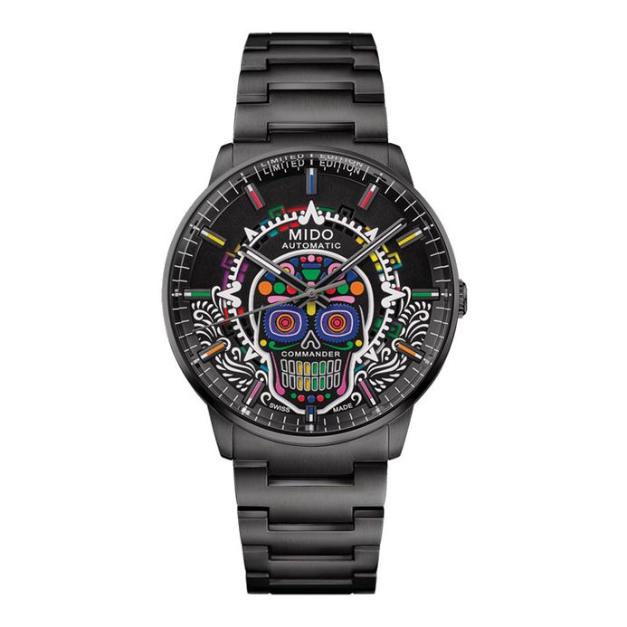 MIDO Commander Círculo de Luz Automatic Black St Steel  Strap Limited Edition