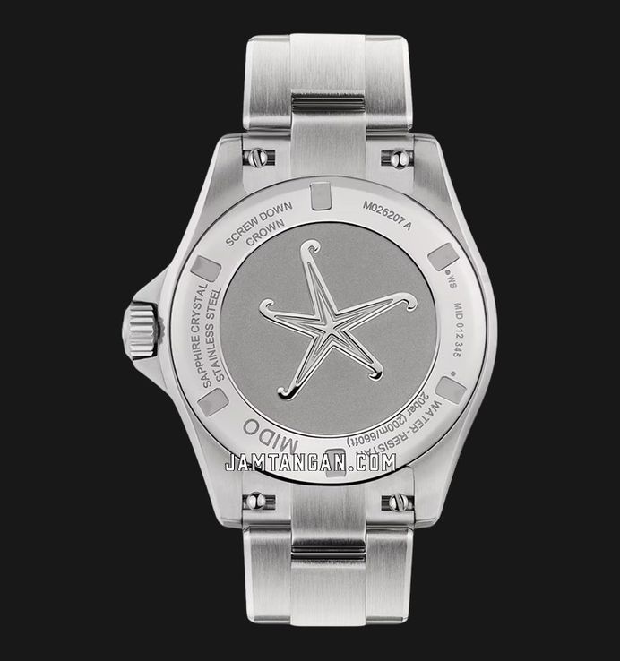 MIDO Ocean Star M026.207.11.051.00 Automatic Black Dial Stainless Steel Strap