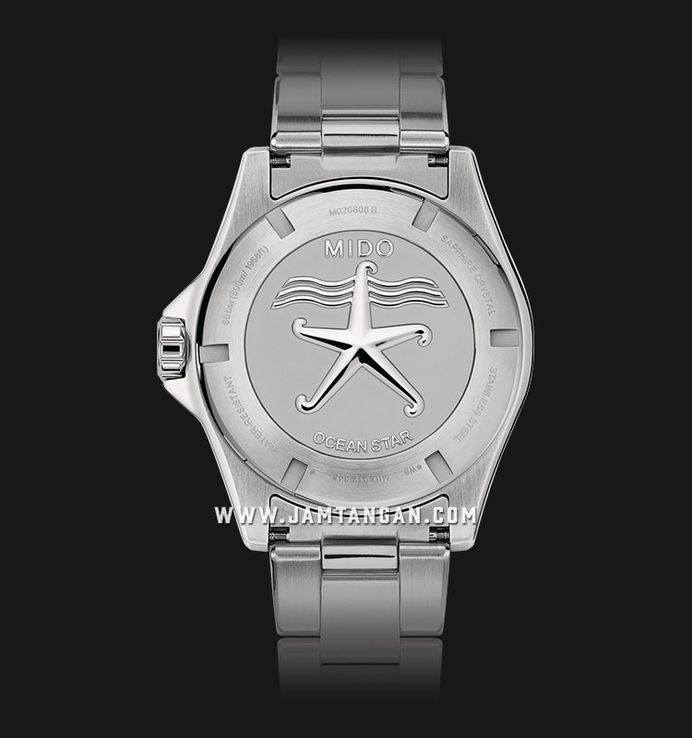 MIDO Ocean Star M026.608.11.041.01 Diver 600 Chronometer Automatic Blue Dial Stainless Steel Strap