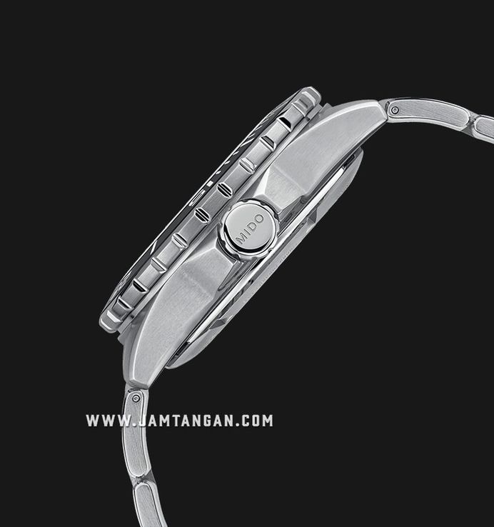MIDO Ocean Star M026.608.11.051.00 COSC 600 Chronometer Automatic Black Dial Stainless Steel Strap