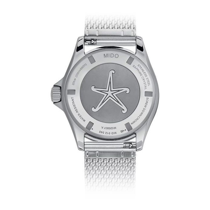 MIDO Ocean Star Tribute Blue Dial Mesh Strap Special  Edition Extra Strap