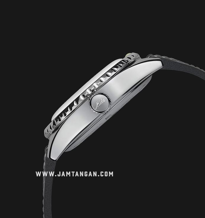 MIDO Ocean Star M026.829.17.051.00 Decompression Worldtimer Black Dial Rubber Strap + Extra Strap