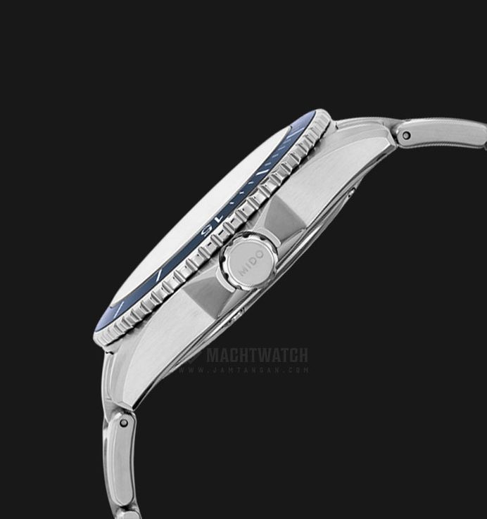 MIDO Ocean Star M026.430.11.041.00 Caliber 80 Automatic Blue Dial Stainless Steel Strap