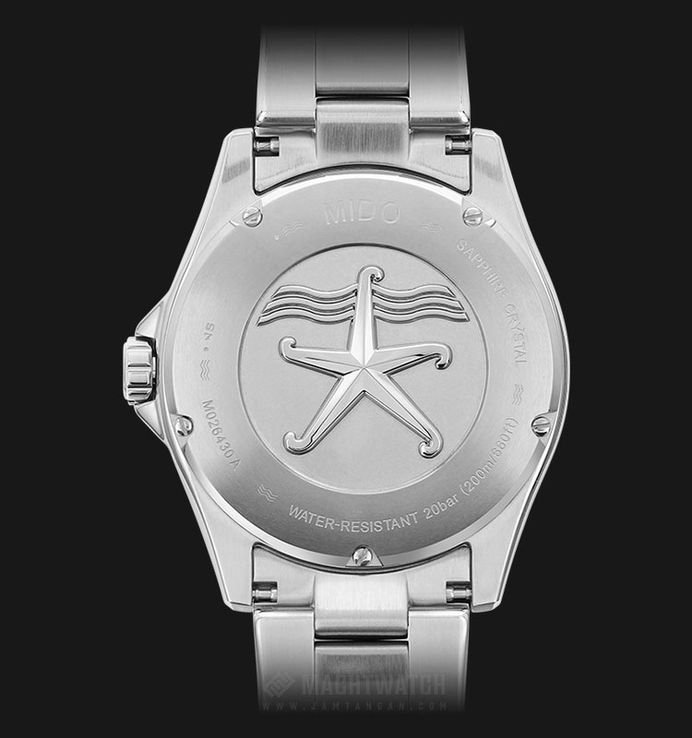 MIDO Ocean Star M026.430.11.041.00 Caliber 80 Automatic Blue Dial Stainless Steel Strap