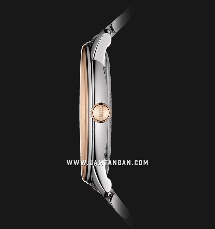 Mido Baroncelli III Heritage M027.407.22.010.00 Automatic White Dial Dual Tone Stainless Steel Strap