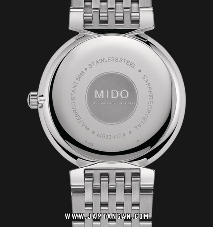 MIDO Dorada M033.410.11.031.00 Men Silver Dial Stainless Steel Strap