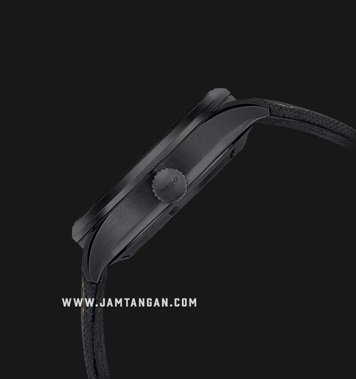 MIDO Multifort M038.436.37.051.00 Skeleton Vertigo Automatic Anthracite Dial Black Fabric Strap