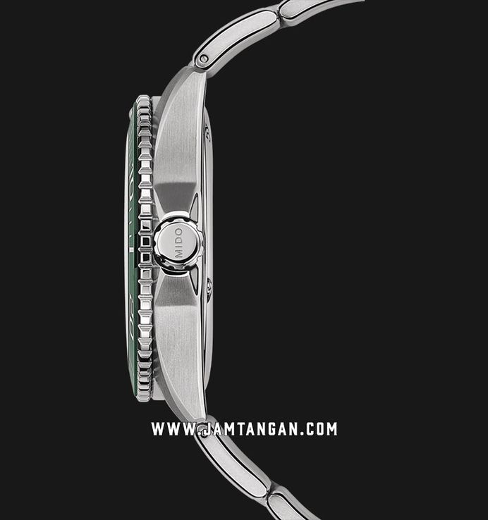 MIDO Ocean Star 200C M042.430.11.091.00 Men Automatic Green Dial Stainless Steel Strap