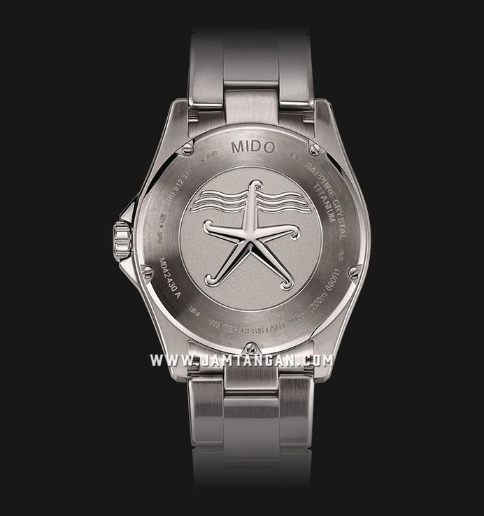 MIDO Ocean Star M042.430.44.051.00 200C Titanium Case Black Dial Titanium Strap