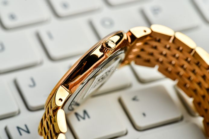 MIDO Dorada M1130.3.13.1 Grey Dial Rose Gold Stainless Steel Strap