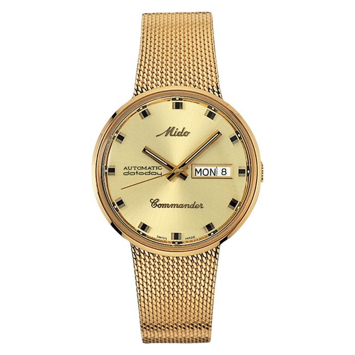 Mido Commander Watch Price MIDO Commander 1959 Automatic Gold Dial