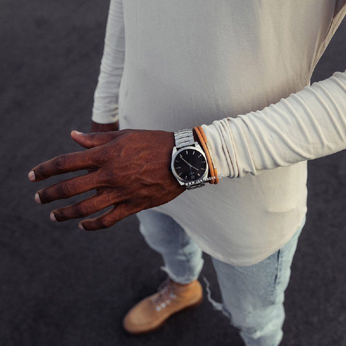 MVMT Element Ion 28000038-D Men Black Dial Stainless Steel Strap