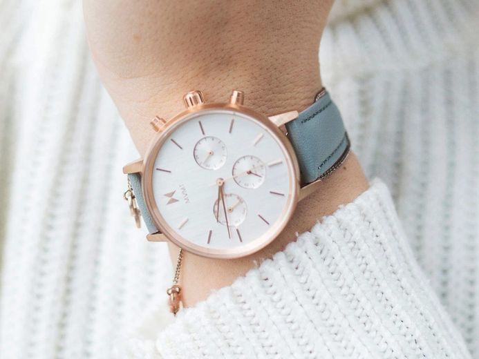 mvmt nova mvmt rose gold natural tan