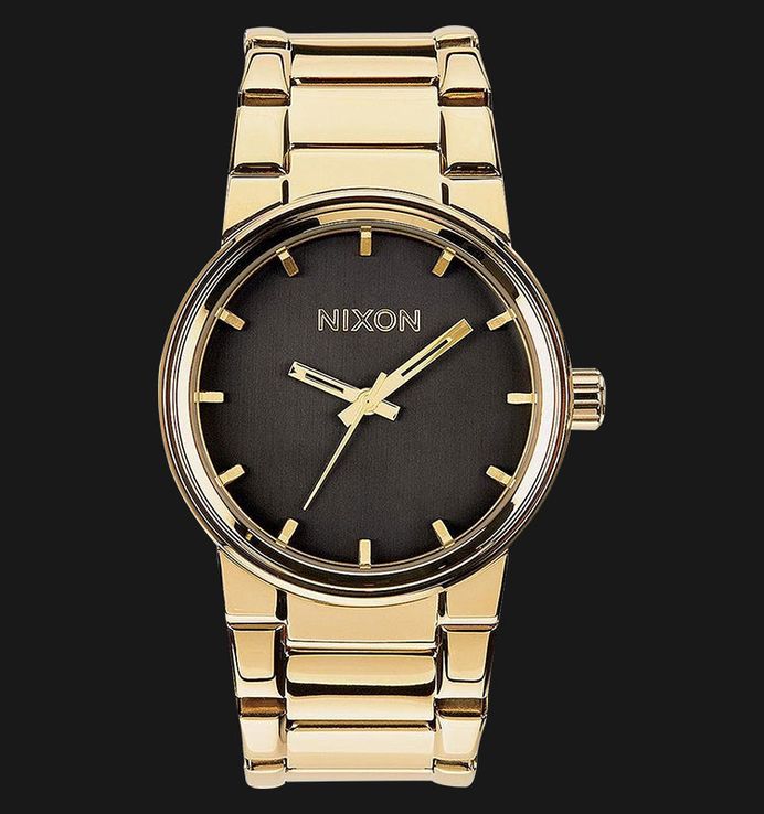 Nixon cannon gold black sales