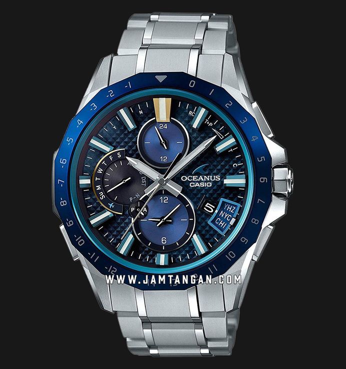 Casio Oceanus OCW-G2000RA-1A GPS Tough Solar Blue Dial