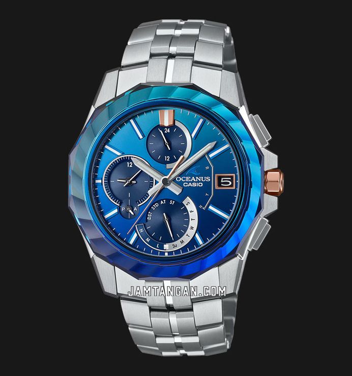 Casio Oceanus OCW-S6000SW-2AJR Manta Series Blue Dial Titanium Band Limited Edition (JDM)