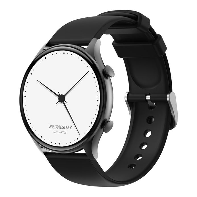 Sw Olike Olike FW2 Smartwatch Digital Dial Black Rubber Strap | JAMTANGAN.COM