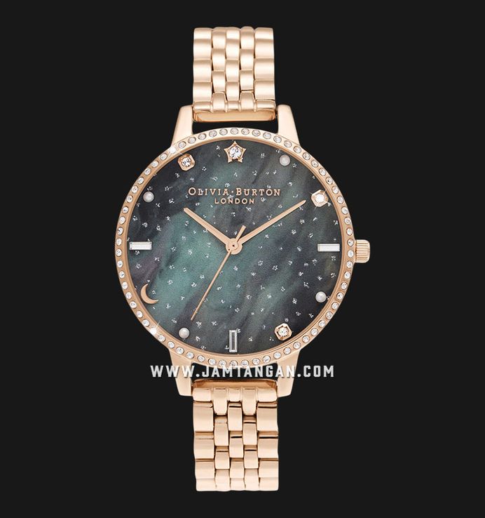 Celestial demi dial watch with boucle mesh new arrivals