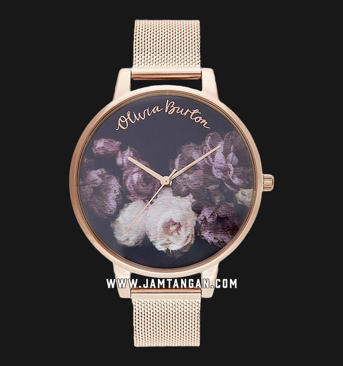 Olivia burton floral rose gold clearance