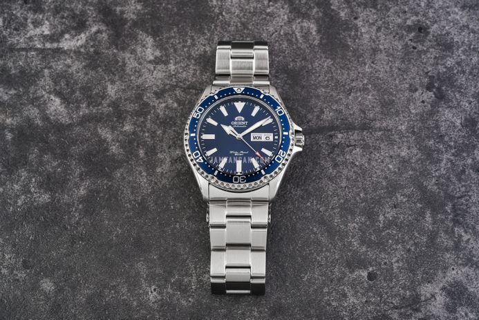 Orient Sports RA-AA0002L Kamasu Automatic Divers Blue Dial - Main Image