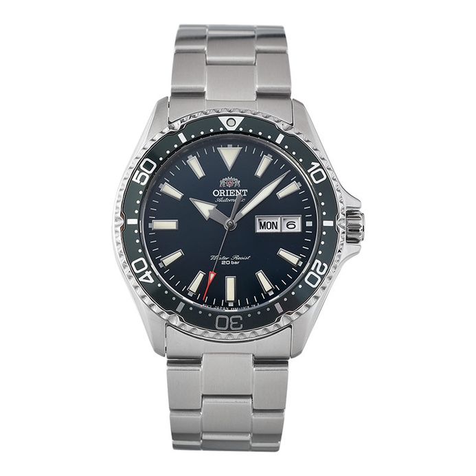 Orient Sports RA-AA0004E Kamasu Automatic Divers Green Dial