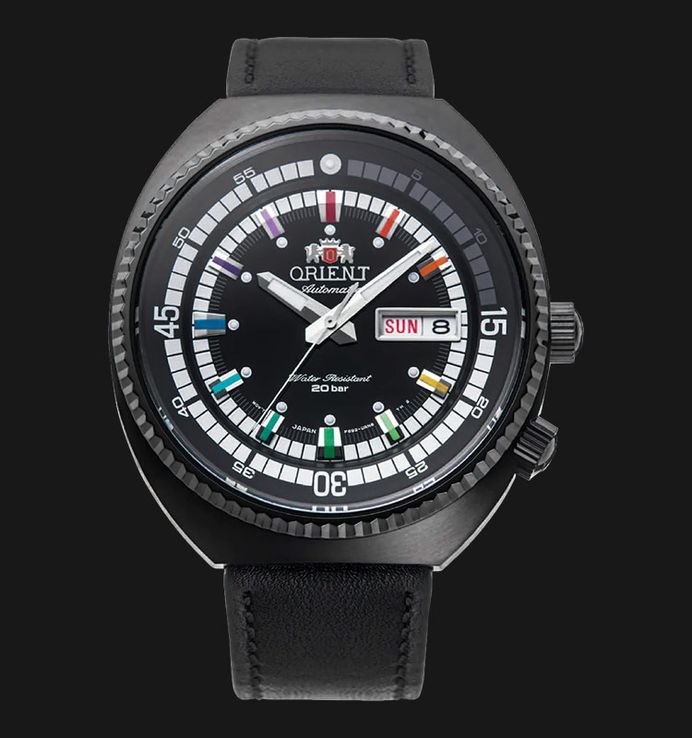 Orient Neo Classic Sports RA-AA0E07B Dual Tone Dial Black Leather Strap Limited Edition