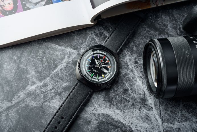 Orient Neo Classic Sports RA-AA0E07B Dual Tone Dial Black Leather Strap Limited Edition