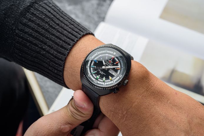 Orient Neo Classic Sports RA-AA0E07B Dual Tone Dial Black Leather Strap Limited Edition