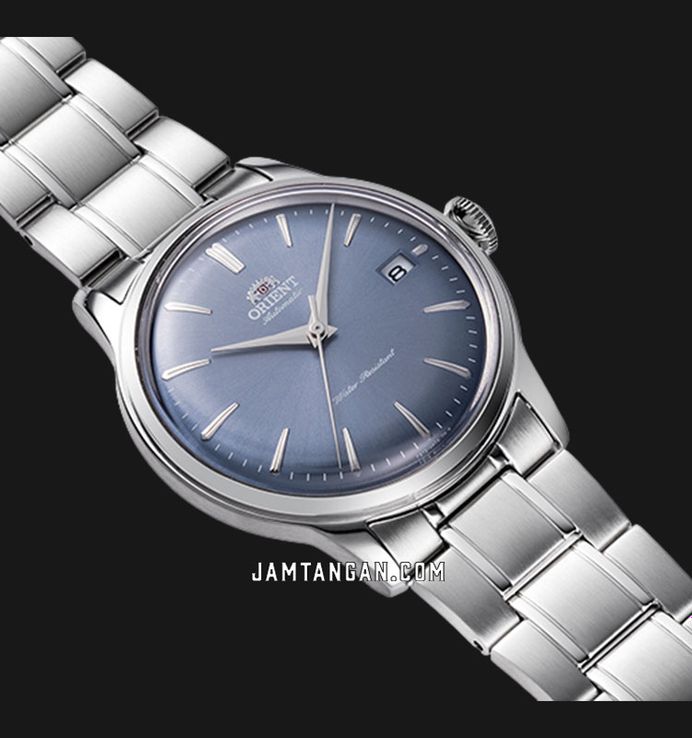 Orient Classic RA-AC0M10L Bambino 38 Automatic Light Blue Dial Metal Strap